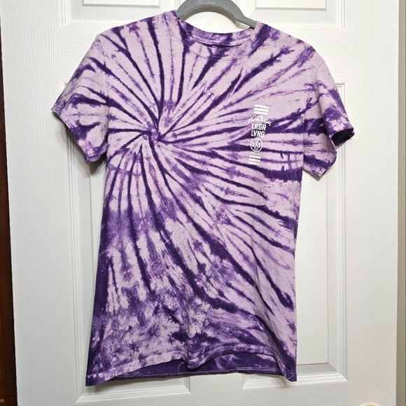 10.Deep Other - ✨️3/$20 Tees✨️ 10.Deep Purple Swirl Tie-Dye Logo Tee Men's Size Small - No Tag